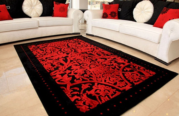 The Most Amazing Carpets and Rugs to Make You Say WOW zarif kC4B1rmC4B1zC4B1 siyah renkli sanat halC4B1 modeli The Most Amazing Carpets and Rugs to Make You Say WOW