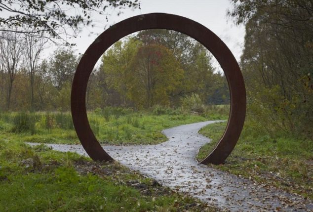 15 Lovely Moon Gates For Your Garden 11620alec finlay moon gate 634x429 15 Lovely Moon Gates For Your Garden