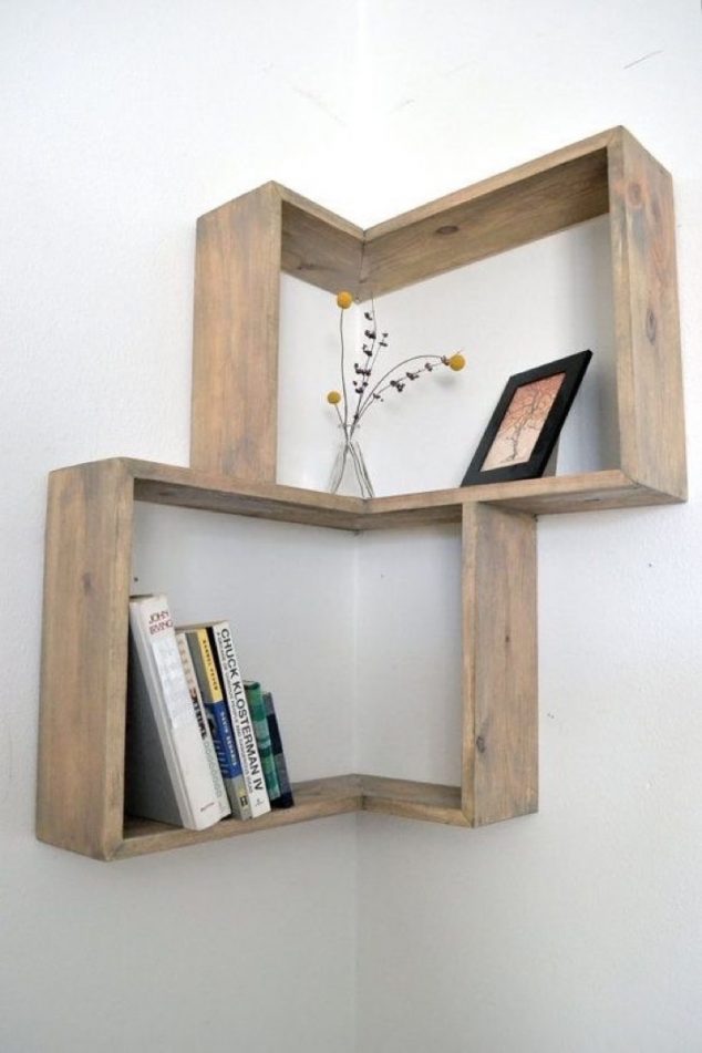 15 Impressive Corner Wall Shelves 40ffe3d903d2bdacd489c8a233b5775d 634x951 15 Impressive Corner Wall Shelves