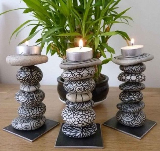 TOP 15 Beautiful Ways to Decorate the House With Pebble Crafts 533dbdf059 634x600 TOP 15 Beautiful Ways to Decorate the House With Pebble Crafts