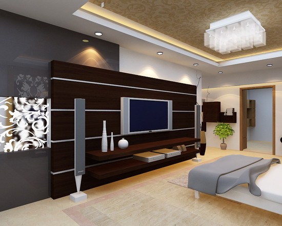 15 Stunning TV Panel Designs to Delight You Deco20chambre20a20coucher20moderne20877 15 Stunning TV Panel Designs to Delight You