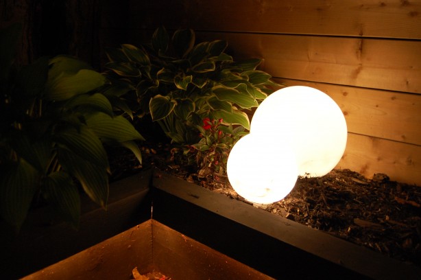 Glowing Outdoor Orbs Add Gorgeous Garden Lighting And Forget About Dark Nights