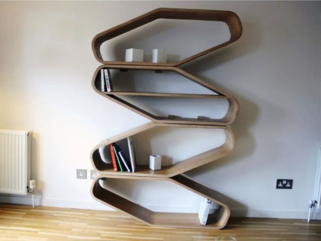 Modern Bookshelves That Will Drive You Crazy Mid Century Modern Bookshelves Bookcase 634x476 Modern Bookshelves That Will Drive You Crazy