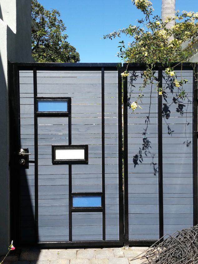 Modern Exterior Gate Design Of Modern Wooden Gates 634x846 15 of Our Favorite And Unique Gate Design