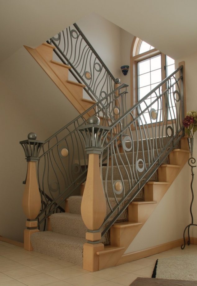 Modernhomesironstairsrailingdesigns 634x917 15 Eye Catching Stairways to Charm You