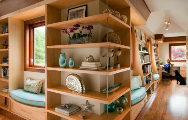 Outside corner open shelving unit looks stunning 15 Impressive Corner Wall Shelves