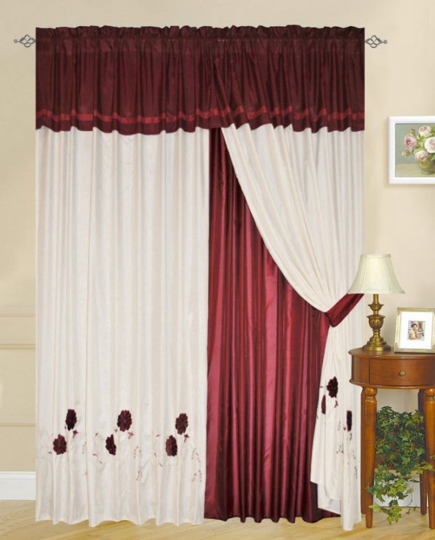 Red and White curtain Design 634x787 16 of The Most Amazing Curtains Styles