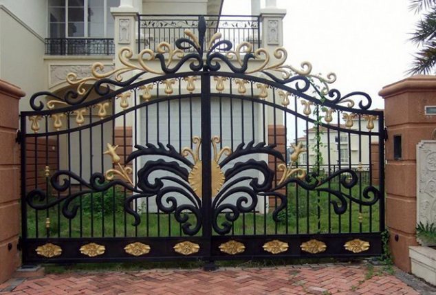 15 of Our Favorite And Unique Gate Design Shanghai wrought font b iron b font font b gates b font security font b iron 634x429 15 of Our Favorite And Unique Gate Design