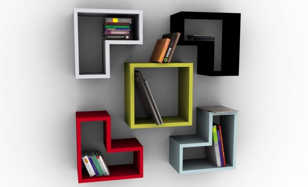 Solovyoc Designs pinta book shelf 634x386 Modern Bookshelves That Will Drive You Crazy