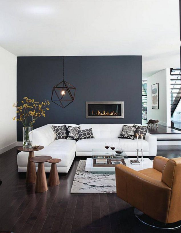 accent wall 2 634x813 If You Are Looking For Stunning Living Room This is It