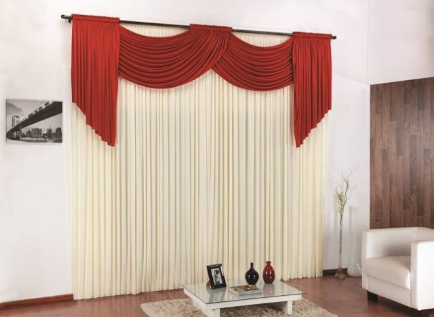 16 of The Most Amazing Curtains Styles classy red and white curtains 634x463 16 of The Most Amazing Curtains Styles