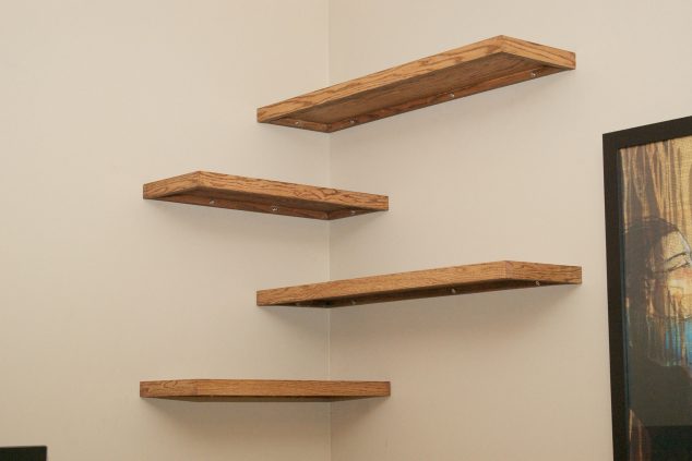 15 Impressive Corner Wall Shelves diy corner bathroom shelf modern double sink bathroom vanities60 14 634x423 15 Impressive Corner Wall Shelves