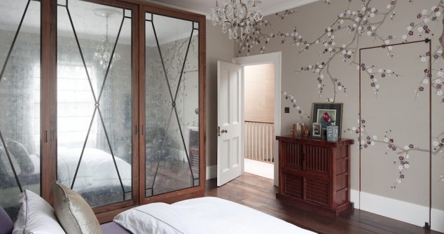 eglomise wardrobes de gournay 1 634x334 15 Amazing Bedroom Cupboards That Will Delight You