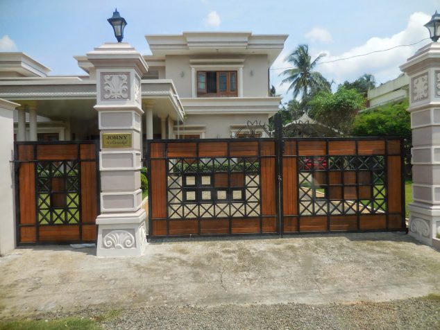 kerala gate designs beautiful house from home beautiful house in africa images dining room rustic dining room tables lights sets mrs wilkes curtains and chairs rugs black 634x476 15 of Our Favorite And Unique Gate Design