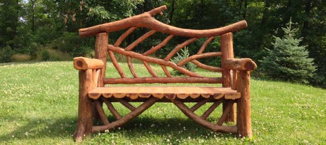 rhinebeck 634x282 Amazing Rustic Benches That All World Talks About