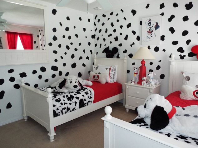 41 paws and prints disney room decor homebnc 634x476 Cuteness Overload: Dalmatian Prints For Your Interior