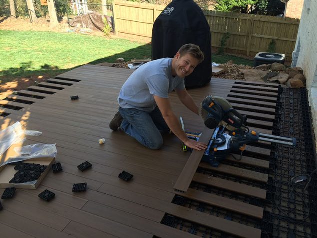 If You Are Looking to Build Deck Flooring on a Concrete LifestyledAtlanta HowTo 6 634x476 If You Are Looking to Build Deck Flooring on a Concrete