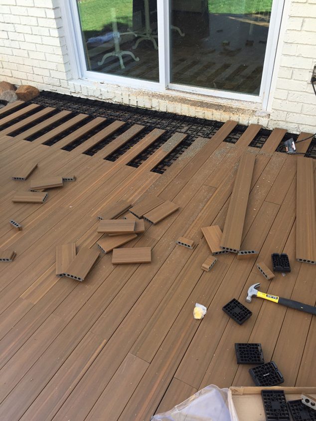 LifestyledAtlanta HowTo 7 634x845 If You Are Looking to Build Deck Flooring on a Concrete