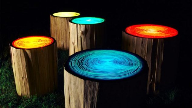 Tree Ring Lights featured 634x357 DIY Garden Lighting Ideas to Charm You
